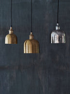 Flori Pendant, Brass, Large