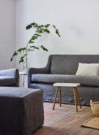 Rustic Linen, Leaden Grey