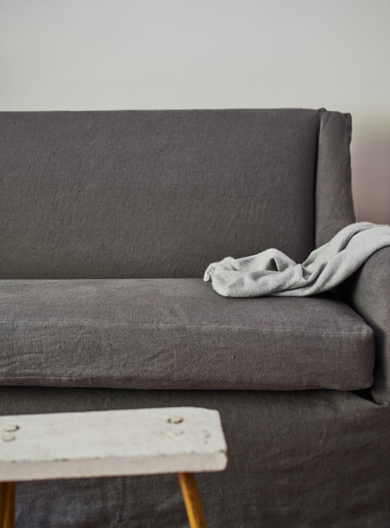 Rustic Linen, Leaden Grey