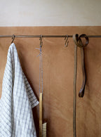 Grove S Hooks, Set of Three, Antique Brass