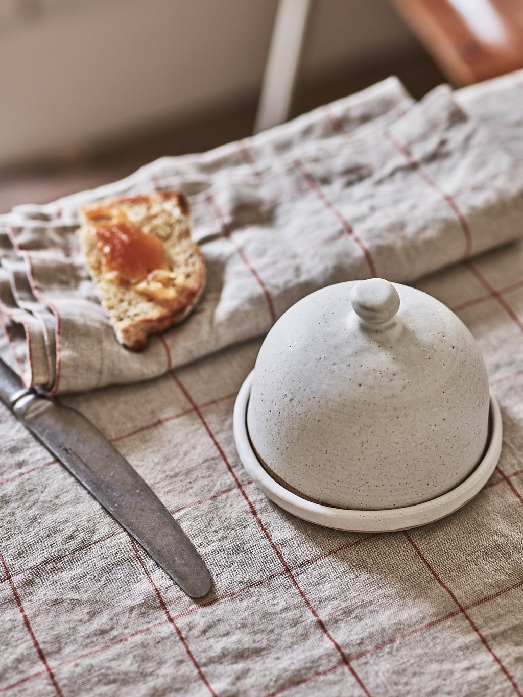 Handmade Stoneware Butter Dish