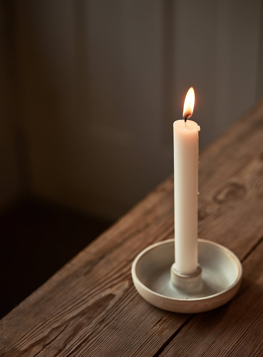 Handmade Stoneware Candle Holder