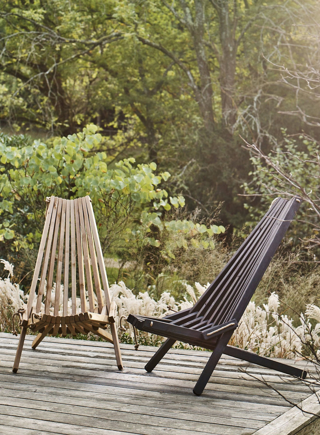 Harmen Outdoor Chair, Black Oiled