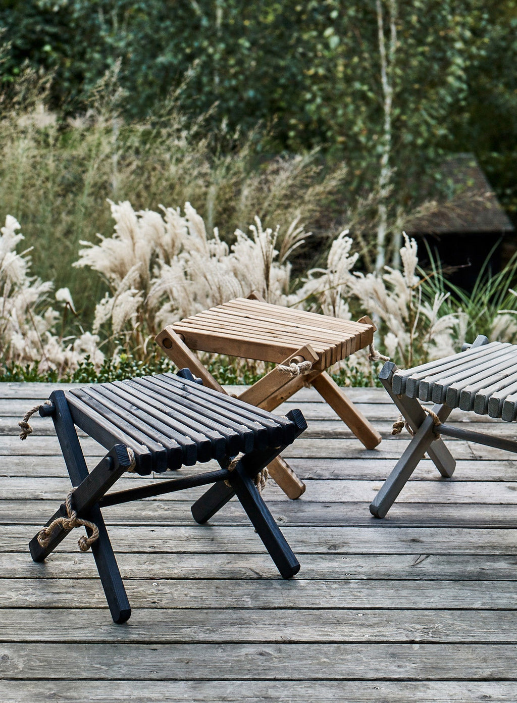 Harmen Outdoor Stool, Birch