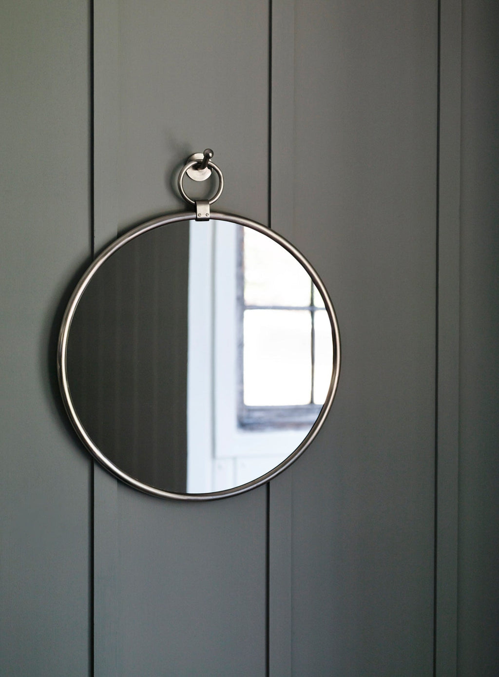 Indar Hanging Mirror, Matt Nickel