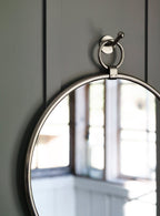 Indar Hanging Mirror, Matt Nickel