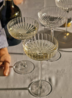 Isla Fluted Champagne Coupe, Set of Two