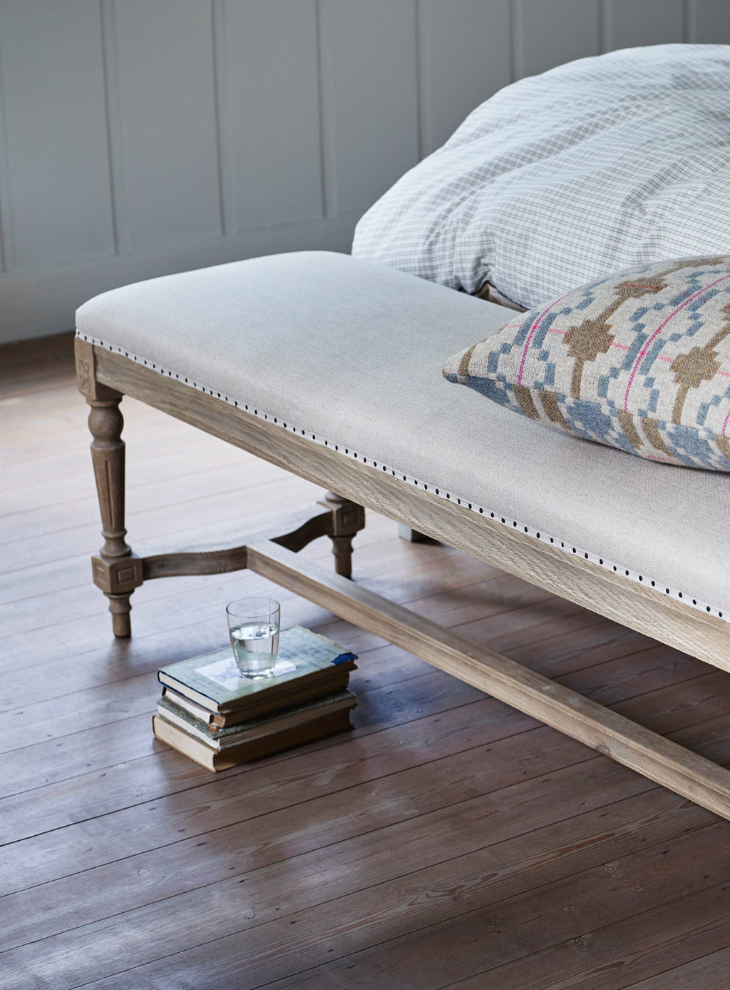 Latham Linen Bench