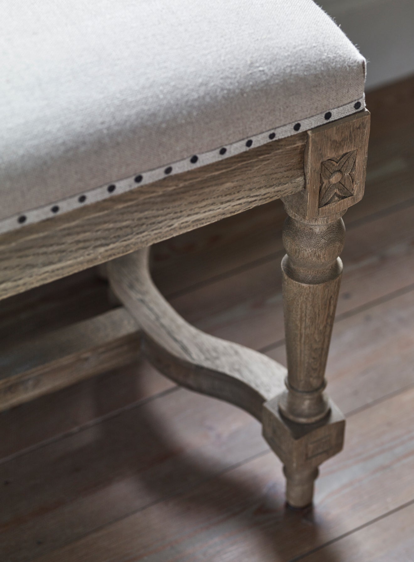 Latham Linen Bench