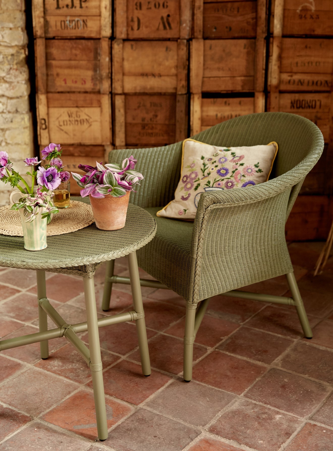 Ledbury Lloyd Loom Side Table