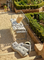 Handwoven Cotton Mattress, Grey Stripe