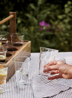 Lyle Water Glass, Carrier Set