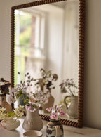 Moray Twisted Oak Mirror, Rectangular