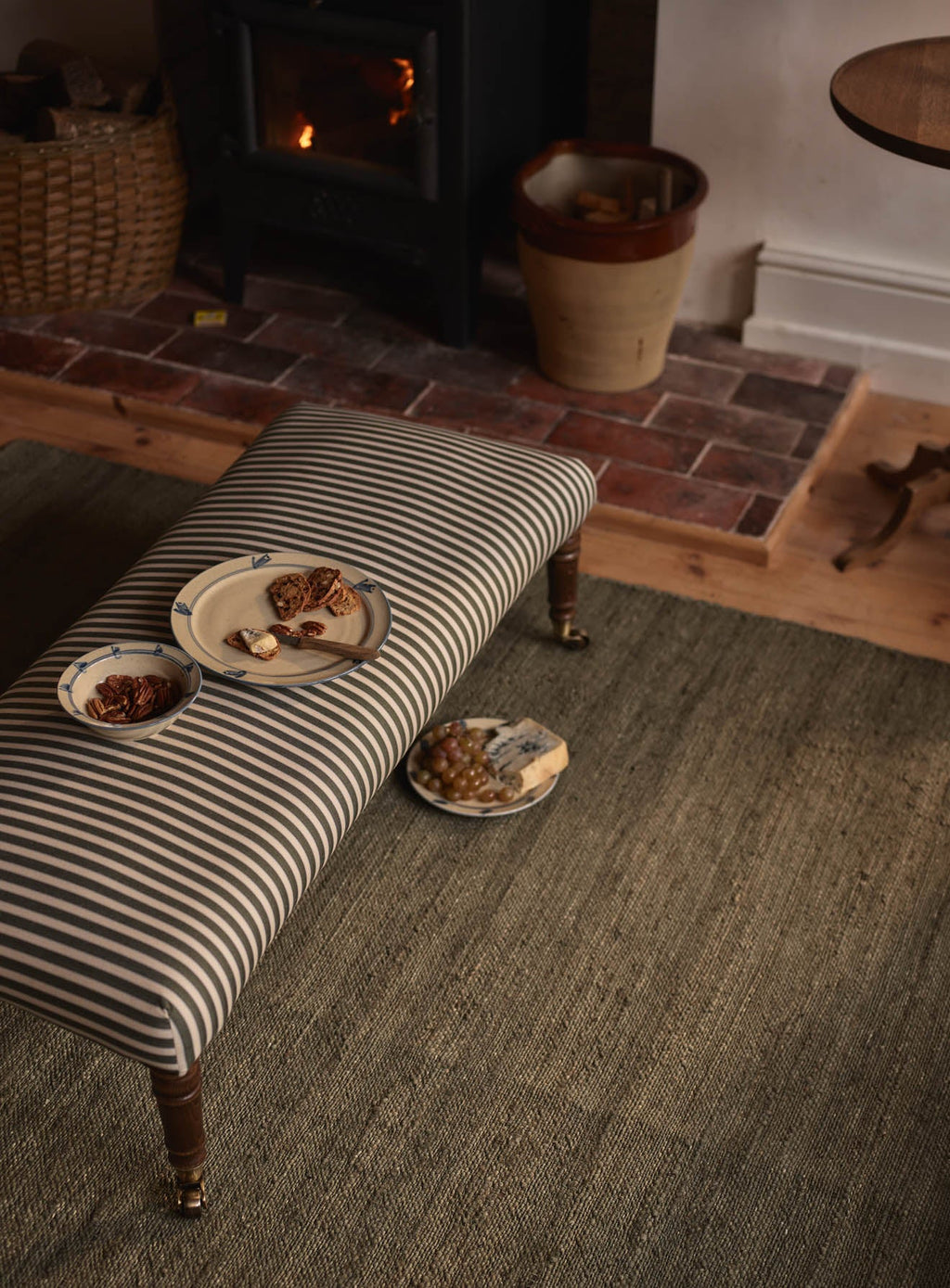 Otto Jute Rug, Olive