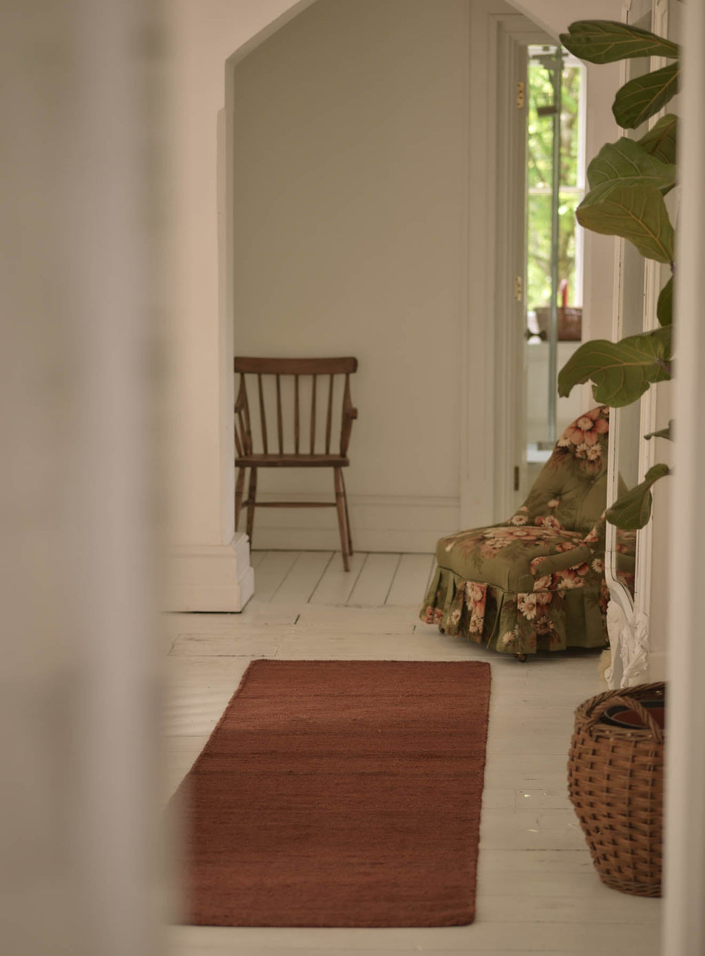 Otto Jute Rug, Runner, Rust