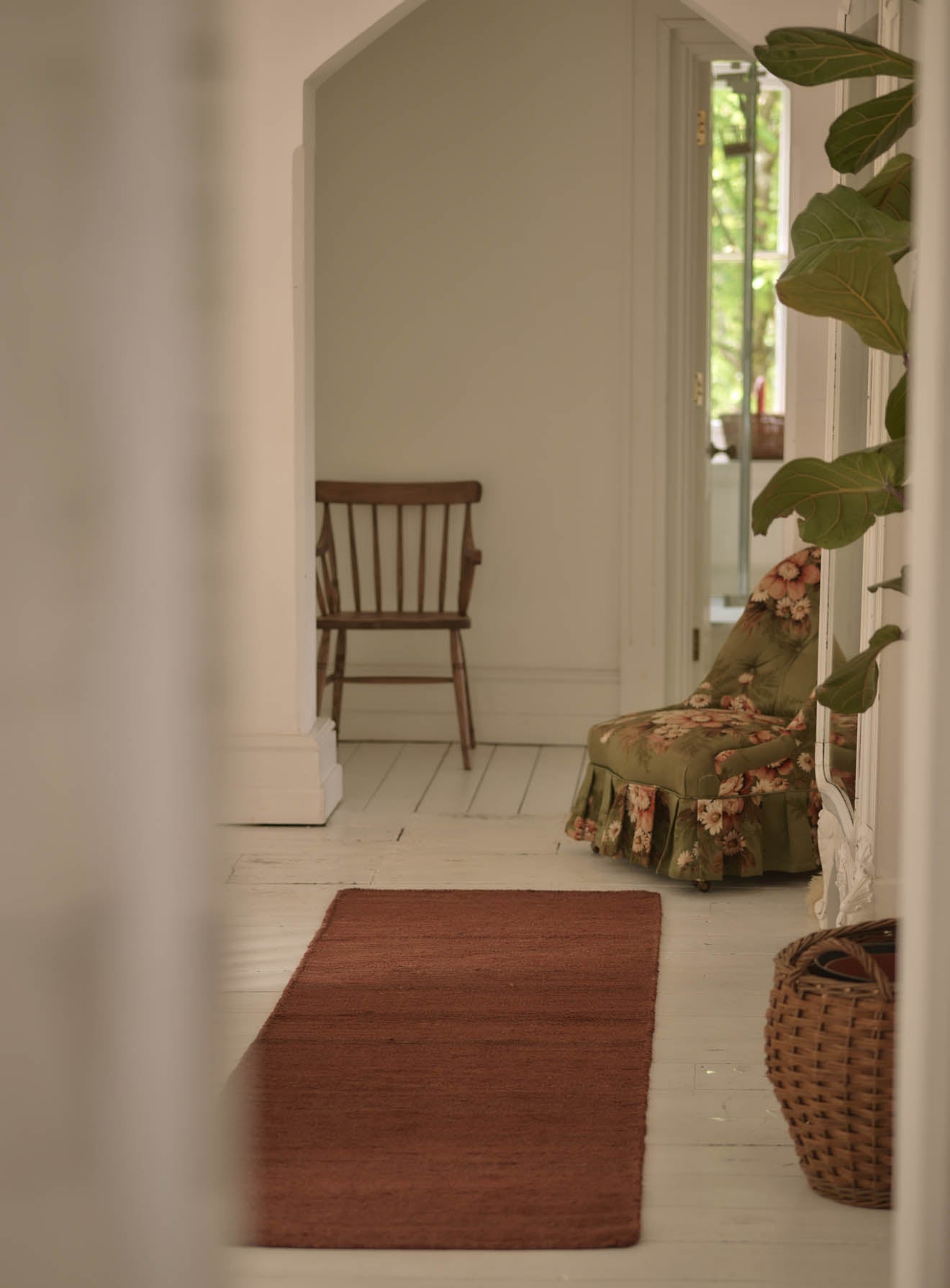 Otto Jute Rug, Runner, Rust