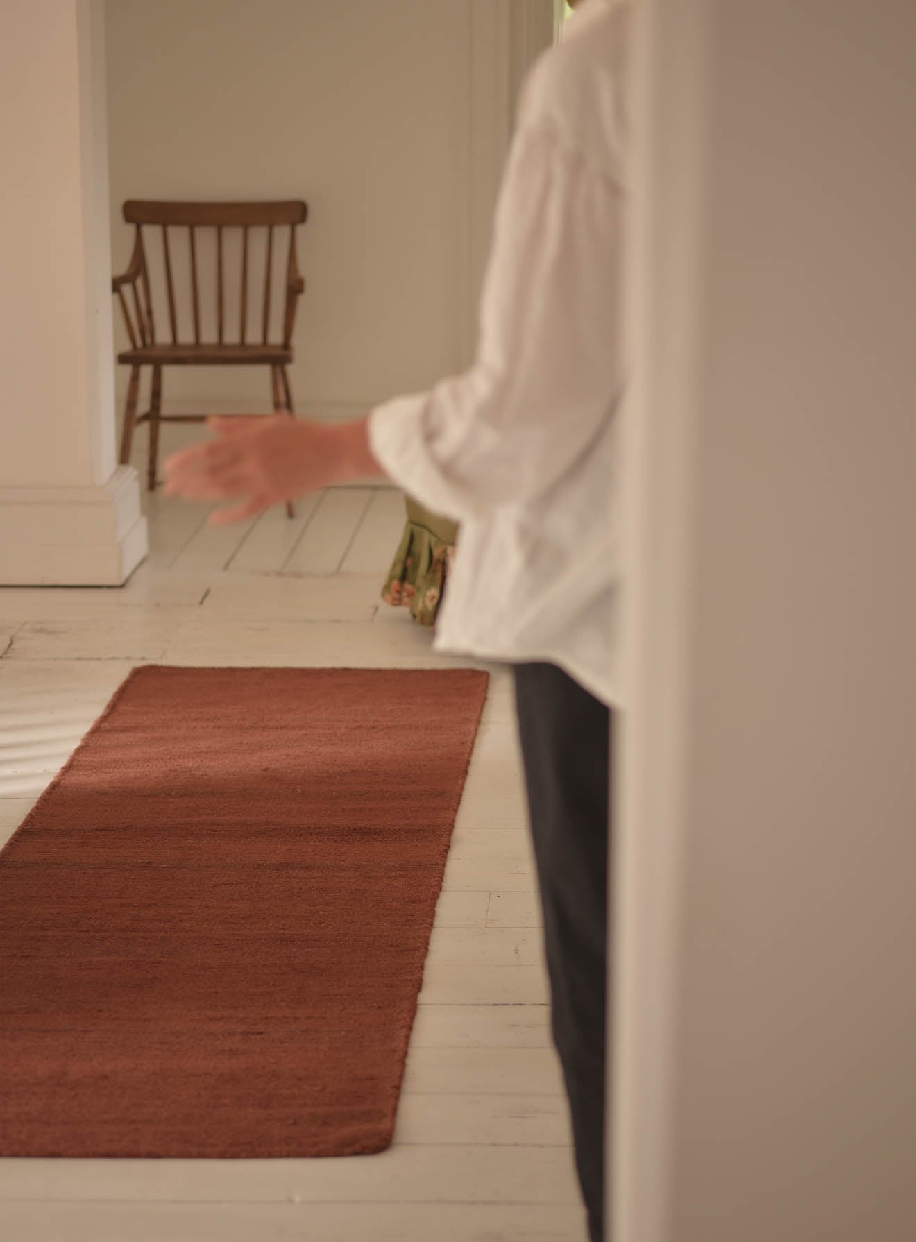 Otto Jute Rug, Runner, Rust