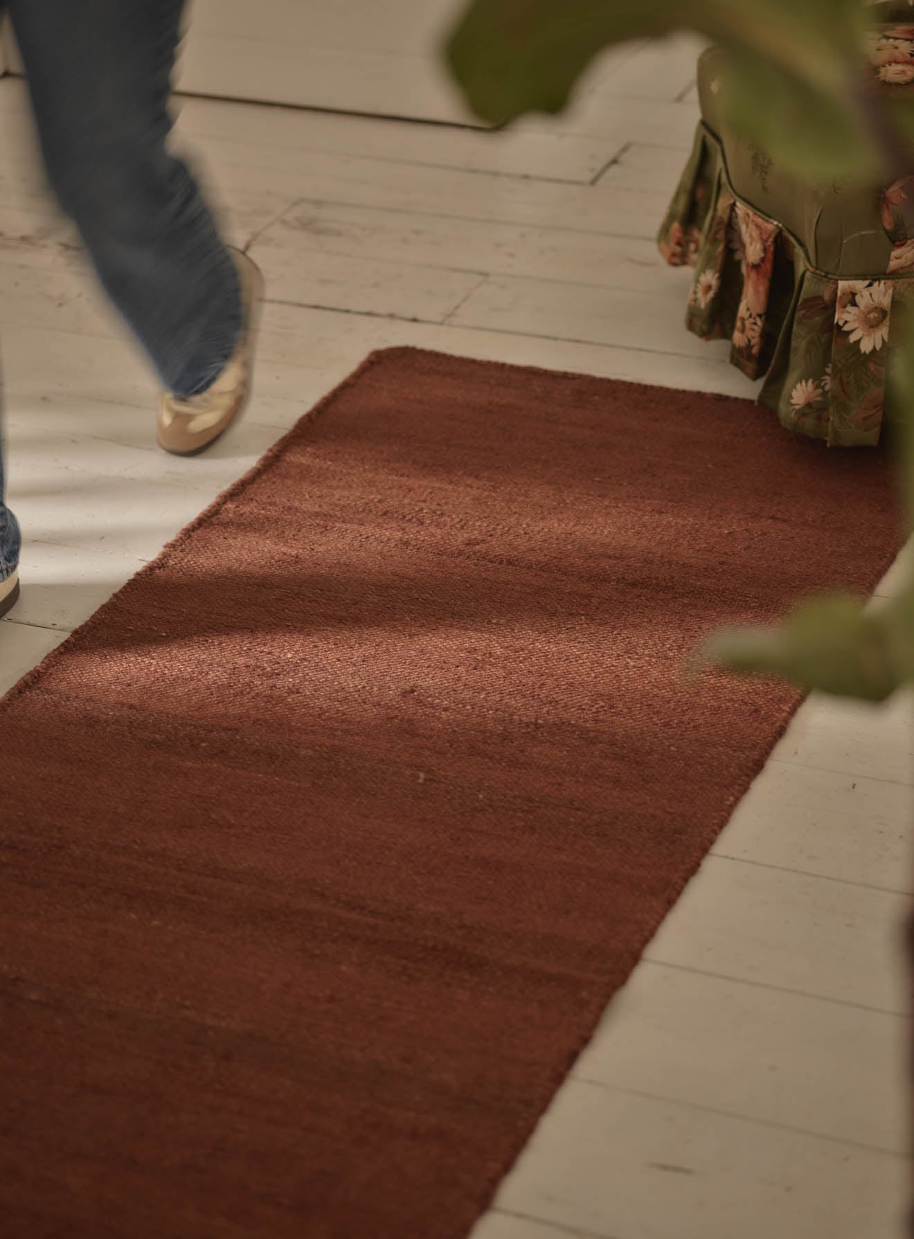 Otto Jute Rug, Runner, Rust