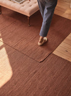 Otto Jute Rug, Rust