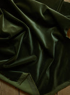 Mila Upholstered Bench, Dark Olive Velvet