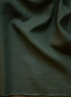 Freyer Footstool, Square, Moss Linen