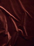 Freyer Footstool, Rectangular, Rust Velvet