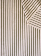 Freyer Footstool, Square, Sage Stripe