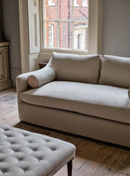 Warren Loose Cover Sofa Bed, Plaster Pink Linen