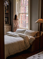 Warren Loose Cover Sofa Bed, Grey Ticking Stripe