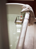 Bilton Bath Caddy, Antique Brass