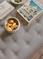 Freyer Footstool, Square, Clover Velvet