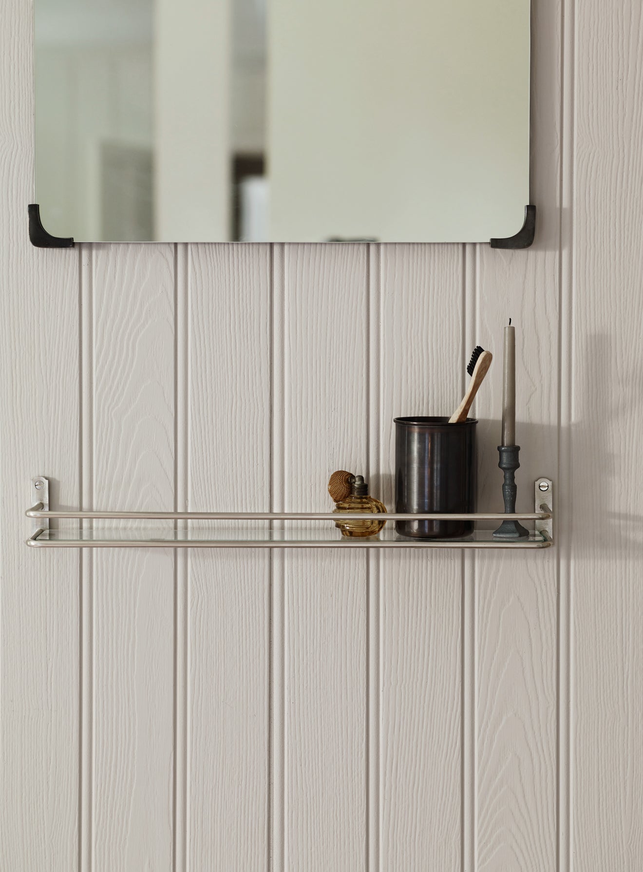 Bilton Bathroom Shelf, Matt Nickel