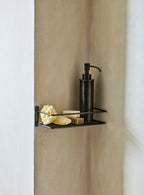Bilton Shower Shelf, Blackened Brass