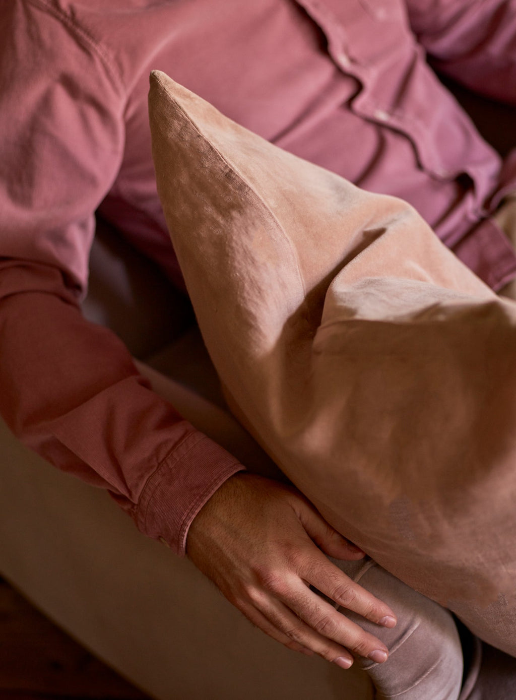 Velvet Cushion, Rose