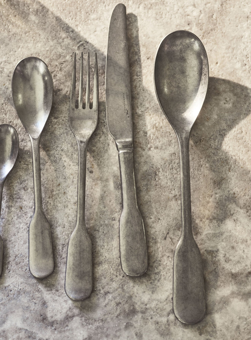 Vintage Satin Cutlery, Serving Spoon