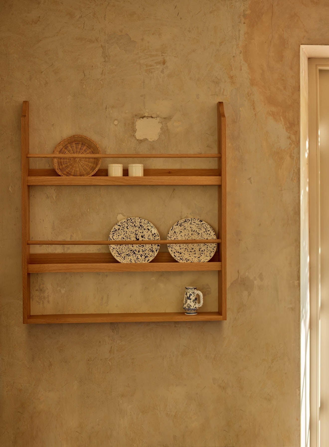 Witham Oak Wall Rack