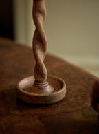 Albert Turned Oak Candlestick