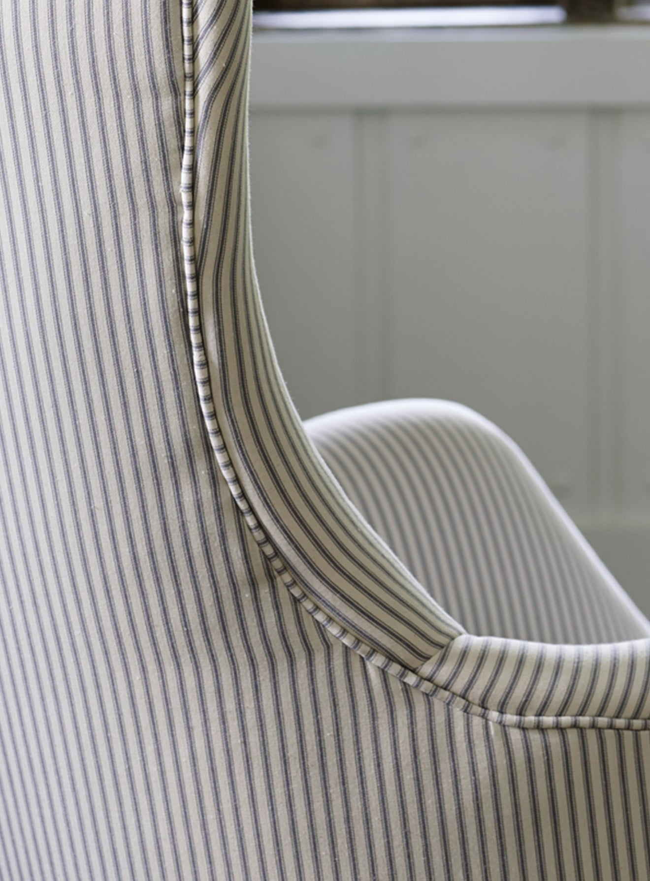 Prints & Weaves, Grey Ticking Stripe