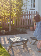 Harmen Outdoor Stool, Grey Oiled