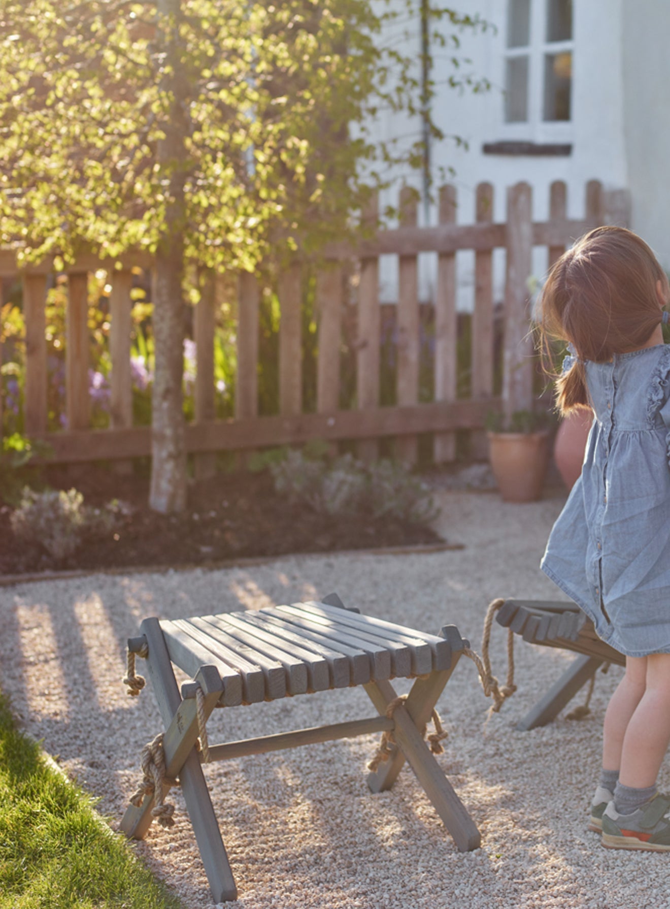 Harmen Outdoor Stool, Grey Oiled